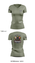 C co 2nd plt Underdogs Women's Short Sleeve V-neck Shirt - 11
