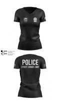 STREET CRIMES 66596550 Women's Short Sleeve V-neck Shirt - 106