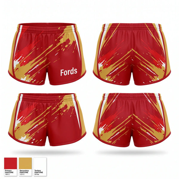 Womens Shorts, Fords, Women's Basketball, Teamtime, Team time, sublimation, custom sports apparel, team uniforms, spirit wear, spiritwear, sports uniforms, custom shirts, team store, custom team store, fundraiser sports, apparel fundraiser