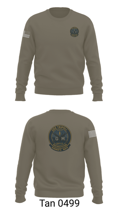 USS TRIPOLI 21275636 Crew Neck Sweatshirt - 62