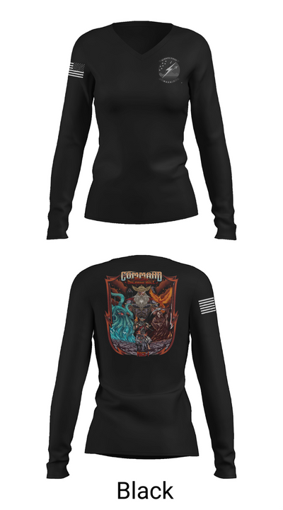 Macs-1 16325629 Women's Long Sleeve V-neck Shirt - 37