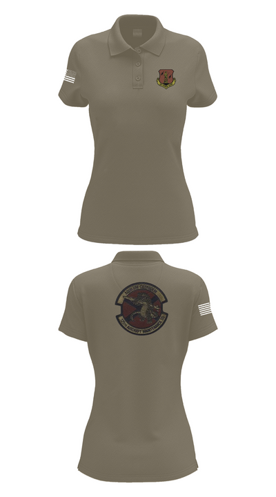 125th Tactical Aircraft Maintenance SQ 70898638 Women's Short Sleeve Performance Polo  - 71