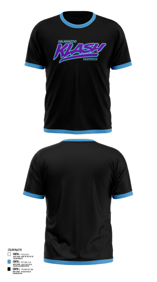 Short Sleeve Performance Shirt, Kalamazoo Klash, Softball, Teamtime, Team time, sublimation, custom sports apparel, team uniforms, spirit wear, spiritwear, sports uniforms, custom shirts, team store, custom team store, fundraiser sports, apparel fundraiser