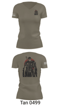 EAF 90361706 Women's Short Sleeve V-neck Shirt - 68