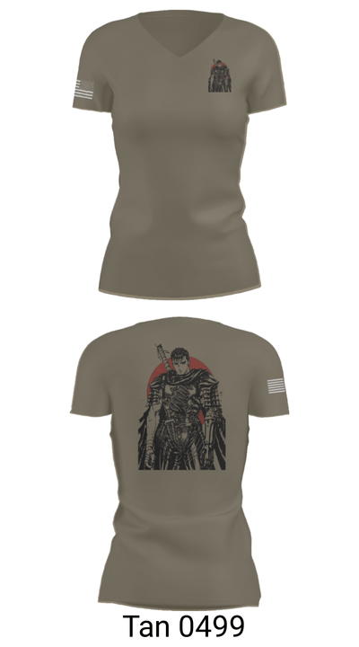 EAF 90361706 Women's Short Sleeve V-neck Shirt - 68