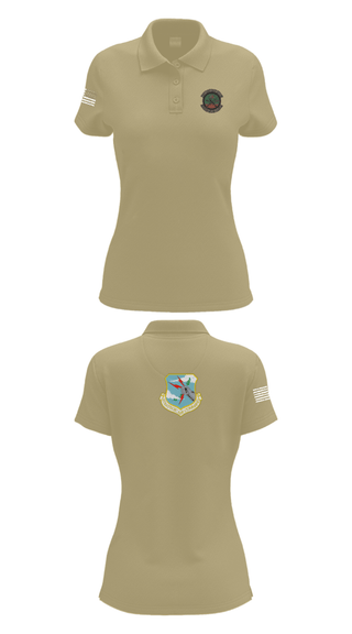 Women's Short Sleeve Performance Polo, 384th Security Police Squadron, Air Force, Teamtime, Team time, sublimation, custom sports apparel, team uniforms, spirit wear, spiritwear, sports uniforms, custom shirts, team store, custom team store, fundraiser sports, apparel fundraiser