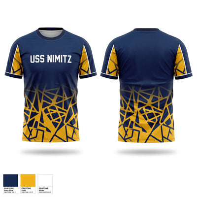 USS NIMITZ Soft Poly Tee Cotton Like Feel - 1
