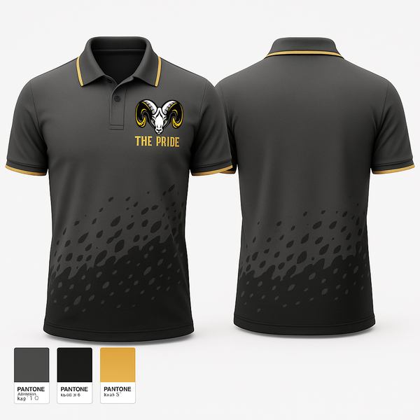 Short Sleeve Performance Polo, The Pride, Track & Field, Teamtime, Team time, sublimation, custom sports apparel, team uniforms, spirit wear, spiritwear, sports uniforms, custom shirts, team store, custom team store, fundraiser sports, apparel fundraiser