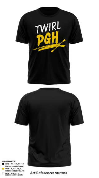 Old School Cotton Feel Shirt, Twirl PGH, Spirit Store, Teamtime, Team time, sublimation, custom sports apparel, team uniforms, spirit wear, spiritwear, sports uniforms, custom shirts, team store, custom team store, fundraiser sports, apparel fundraiser
