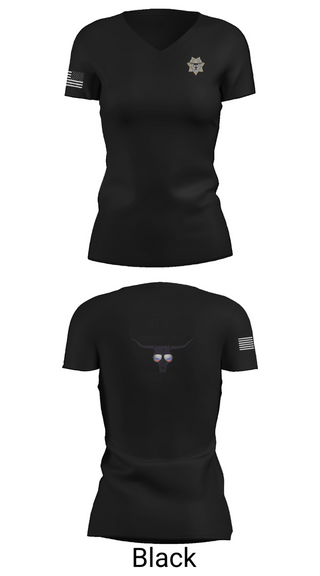Womens Short Sleeve Vneck Shirt, STEER UNIT, Police, Teamtime, Team time, sublimation, custom sports apparel, team uniforms, spirit wear, spiritwear, sports uniforms, custom shirts, team store, custom team store, fundraiser sports, apparel fundraiser