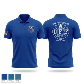 Short Sleeve Performance Polo, Erie Fire Department, Fire Department, Teamtime, Team time, sublimation, custom sports apparel, team uniforms, spirit wear, spiritwear, sports uniforms, custom shirts, team store, custom team store, fundraiser sports, apparel fundraiser
