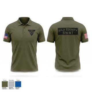 Short Sleeve Performance Polo, Gila County Regional SWAT, Police, Teamtime, Team time, sublimation, custom sports apparel, team uniforms, spirit wear, spiritwear, sports uniforms, custom shirts, team store, custom team store, fundraiser sports, apparel fundraiser