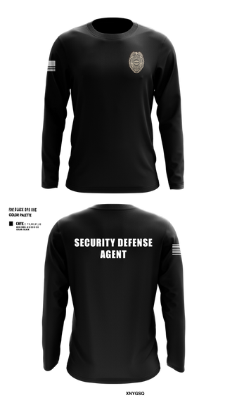 Long Sleeve Performance Shirt, IMMUNE Security Defense Agency, , Teamtime, Team time, sublimation, custom sports apparel, team uniforms, spirit wear, spiritwear, sports uniforms, custom shirts, team store, custom team store, fundraiser sports, apparel fundraiser