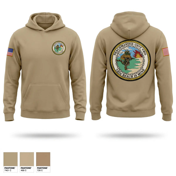 Hoodie, Beachmaster Unit Two, Navy, Teamtime, Team time, sublimation, custom sports apparel, team uniforms, spirit wear, spiritwear, sports uniforms, custom shirts, team store, custom team store, fundraiser sports, apparel fundraiser