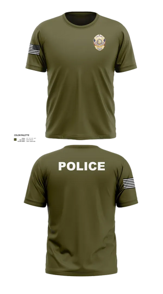 Old School Cotton Feel Shirt, FOREST ACRES POLICE DEPARTMENT, Police, Teamtime, Team time, sublimation, custom sports apparel, team uniforms, spirit wear, spiritwear, sports uniforms, custom shirts, team store, custom team store, fundraiser sports, apparel fundraiser