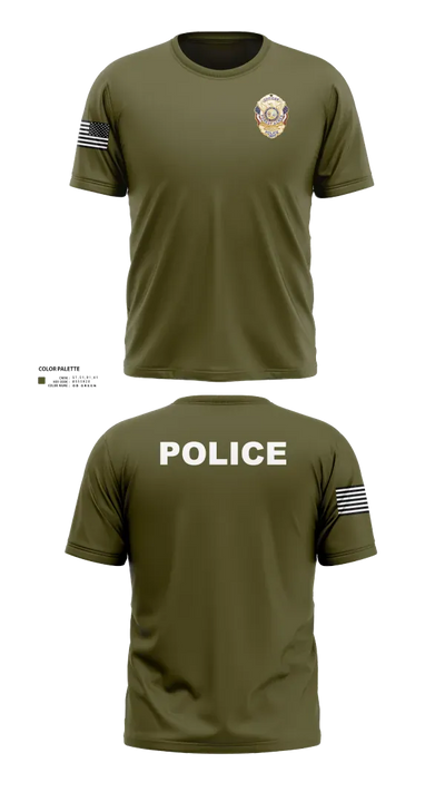 FOREST ACRES POLICE DEPARTMENT 85574925 Old School Cotton Feel Shirt - 23