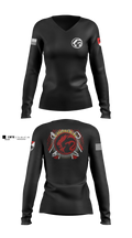 Support, HHT, 1/11 ACR 50825035 Women's Long Sleeve V-neck Shirt - 3