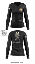 7th special force group Women's Long Sleeve V-neck Shirt - 3