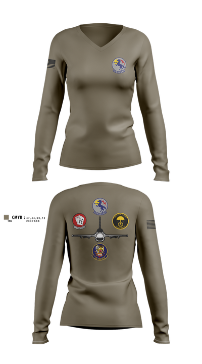 20 OSS Women's Long Sleeve V-neck Shirt - 1