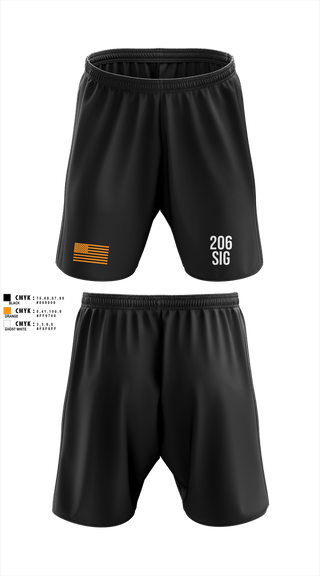 Athletic Shorts With Pockets, 206th Signal Company, Army, Teamtime, Team time, sublimation, custom sports apparel, team uniforms, spirit wear, spiritwear, sports uniforms, custom shirts, team store, custom team store, fundraiser sports, apparel fundraiser