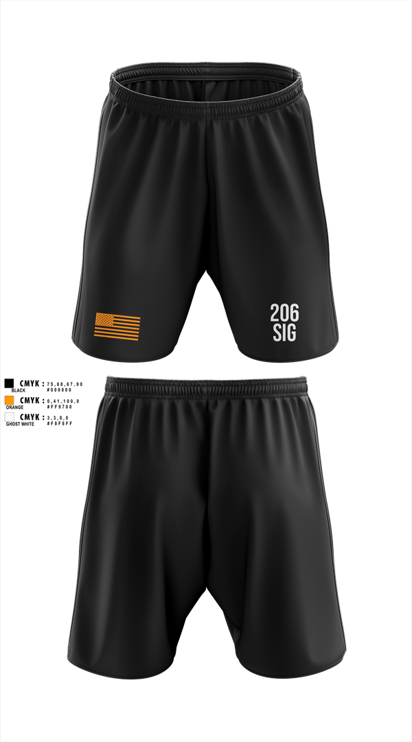 Athletic Shorts With Pockets, 206th Signal Company, Army, Teamtime, Team time, sublimation, custom sports apparel, team uniforms, spirit wear, spiritwear, sports uniforms, custom shirts, team store, custom team store, fundraiser sports, apparel fundraiser