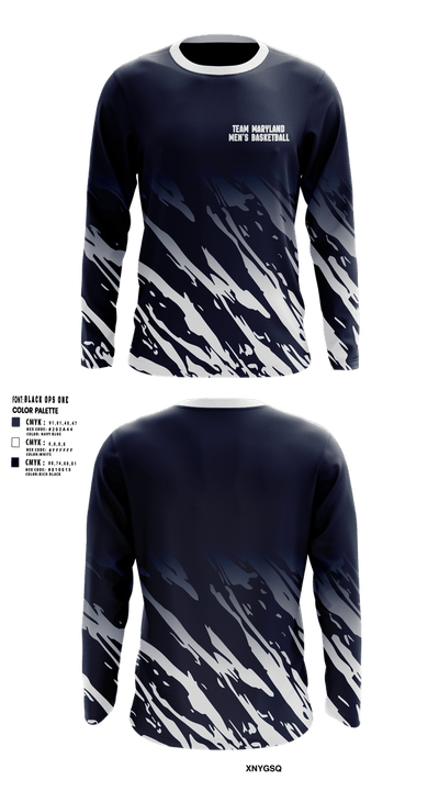 Team Maryland 84723451 Long Sleeve Performance Shirt 1