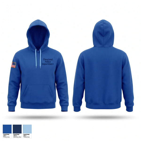 Hoodie, Cleveland Police Department, Police, Teamtime, Team time, sublimation, custom sports apparel, team uniforms, spirit wear, spiritwear, sports uniforms, custom shirts, team store, custom team store, fundraiser sports, apparel fundraiser