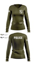 Astatula Police Department 20929188 Women's Long Sleeve V-neck Shirt - 2