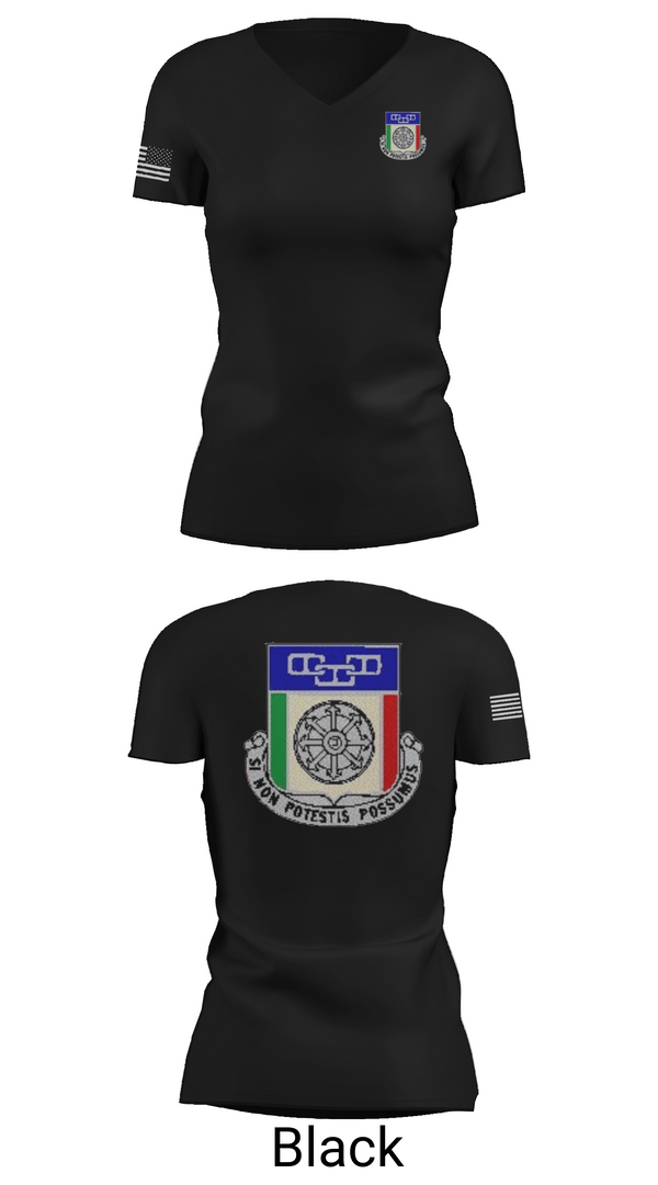 Womens Short Sleeve Vneck Shirt, 244th QUARTERMASTER BATTALION, Army, Teamtime, Team time, sublimation, custom sports apparel, team uniforms, spirit wear, spiritwear, sports uniforms, custom shirts, team store, custom team store, fundraiser sports, apparel fundraiser