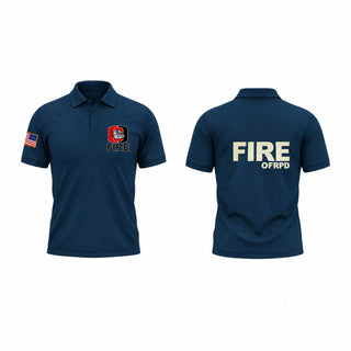Short Sleeve Performance Polo, Odessa Fire Rescue Protection District, Fire Department, Teamtime, Team time, sublimation, custom sports apparel, team uniforms, spirit wear, spiritwear, sports uniforms, custom shirts, team store, custom team store, fundraiser sports, apparel fundraiser