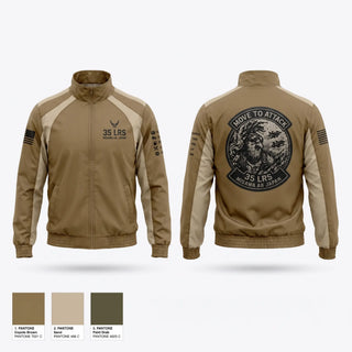 Windbreaker, 35 LRS, Air Force, Teamtime, Team time, sublimation, custom sports apparel, team uniforms, spirit wear, spiritwear, sports uniforms, custom shirts, team store, custom team store, fundraiser sports, apparel fundraiser