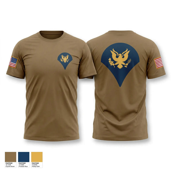 Old School Cotton Feel Shirt, 101st DIVARTY, Army, Teamtime, Team time, sublimation, custom sports apparel, team uniforms, spirit wear, spiritwear, sports uniforms, custom shirts, team store, custom team store, fundraiser sports, apparel fundraiser