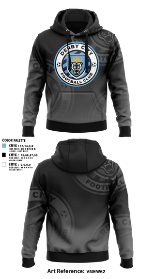 Hoodie, Derby City FC, Men's Soccer, Teamtime, Team time, sublimation, custom sports apparel, team uniforms, spirit wear, spiritwear, sports uniforms, custom shirts, team store, custom team store, fundraiser sports, apparel fundraiser