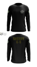 Washington County SO Maine K9 Unit Long Sleeve Performance Shirt - 16
