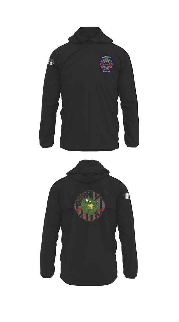 Windbreaker, ES&S, Fire Department, Teamtime, Team time, sublimation, custom sports apparel, team uniforms, spirit wear, spiritwear, sports uniforms, custom shirts, team store, custom team store, fundraiser sports, apparel fundraiser