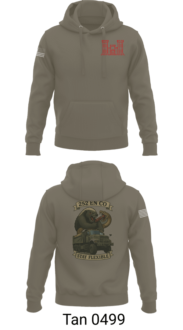 Hoodie, 252 EN CO, National Guard, Teamtime, Team time, sublimation, custom sports apparel, team uniforms, spirit wear, spiritwear, sports uniforms, custom shirts, team store, custom team store, fundraiser sports, apparel fundraiser