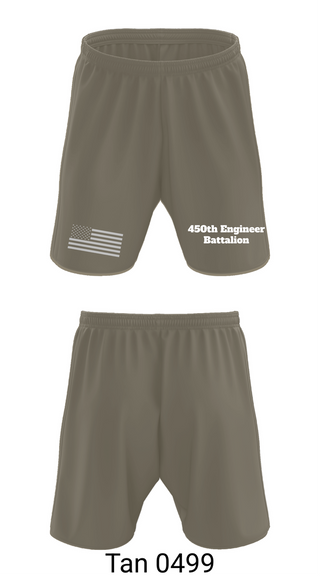 Athletic Shorts With Pockets, 450th Engineer Battalion, Army, Teamtime, Team time, sublimation, custom sports apparel, team uniforms, spirit wear, spiritwear, sports uniforms, custom shirts, team store, custom team store, fundraiser sports, apparel fundraiser