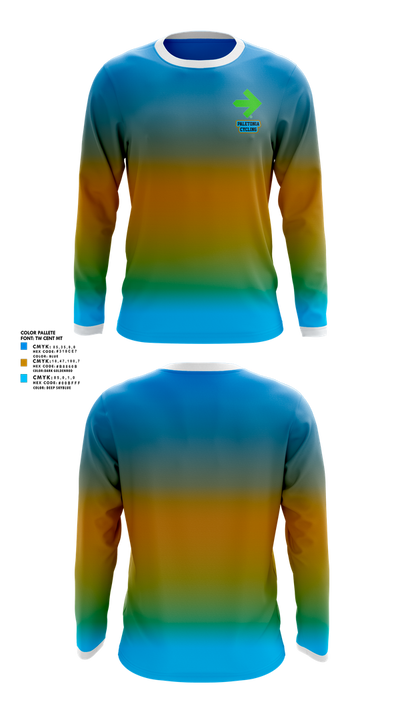 Team Viviano Pelotonia 58089534 Long Sleeve Performance Shirt 1