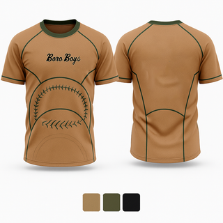 Old School Cotton Feel Shirt, Boro Boys, Baseball, Teamtime, Team time, sublimation, custom sports apparel, team uniforms, spirit wear, spiritwear, sports uniforms, custom shirts, team store, custom team store, fundraiser sports, apparel fundraiser