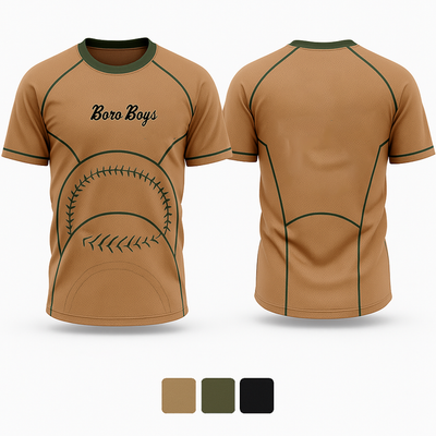 Boro Boys 20838207 Old School Cotton Feel Shirt - 1