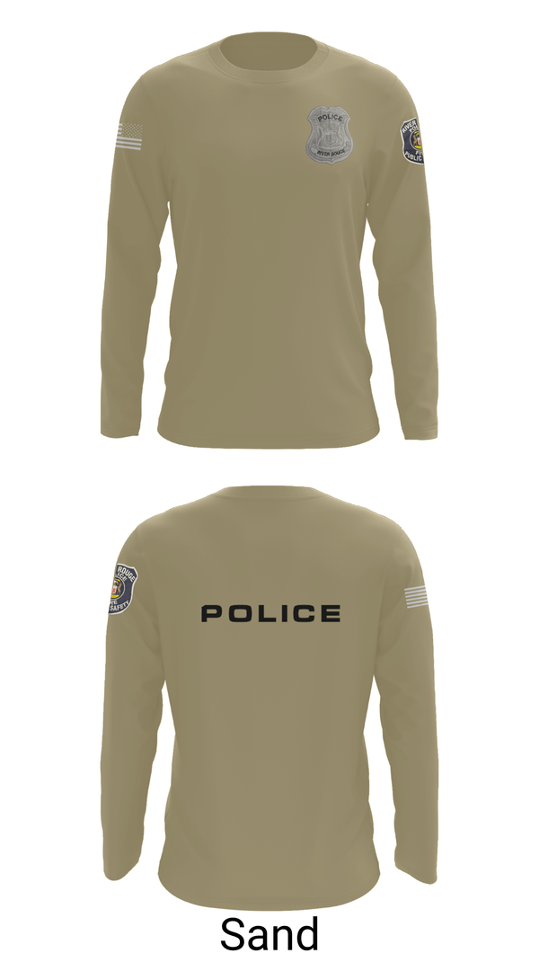 Long Sleeve Performance Shirt, RRPD, Police, Teamtime, Team time, sublimation, custom sports apparel, team uniforms, spirit wear, spiritwear, sports uniforms, custom shirts, team store, custom team store, fundraiser sports, apparel fundraiser