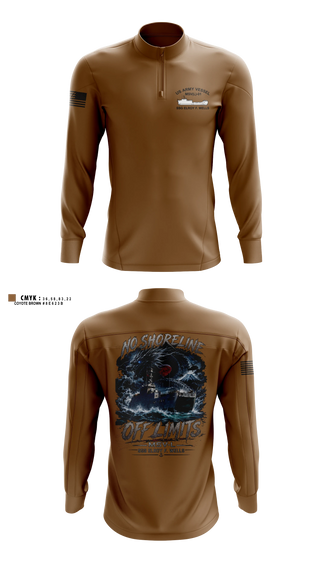 Quarter Zip Jacket, MSV(L) 01, Army, Teamtime, Team time, sublimation, custom sports apparel, team uniforms, spirit wear, spiritwear, sports uniforms, custom shirts, team store, custom team store, fundraiser sports, apparel fundraiser
