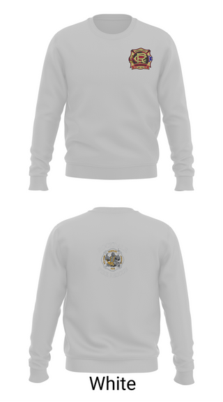 Crew Neck Sweatshirt, Rockdale County Fire Rescue Company 1, Fire Department, Teamtime, Team time, sublimation, custom sports apparel, team uniforms, spirit wear, spiritwear, sports uniforms, custom shirts, team store, custom team store, fundraiser sports, apparel fundraiser