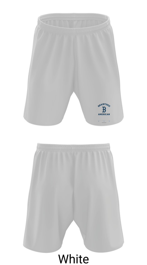 Athletic Shorts With Pockets, Braintree American, Baseball, Teamtime, Team time, sublimation, custom sports apparel, team uniforms, spirit wear, spiritwear, sports uniforms, custom shirts, team store, custom team store, fundraiser sports, apparel fundraiser