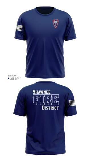Old School Cotton Feel Shirt, Shawnee Fire District, Fire Department, Teamtime, Team time, sublimation, custom sports apparel, team uniforms, spirit wear, spiritwear, sports uniforms, custom shirts, team store, custom team store, fundraiser sports, apparel fundraiser