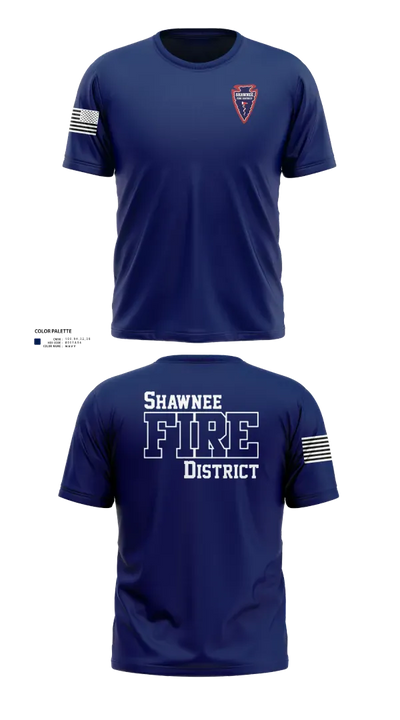 Shawnee Fire District 96623811 Old School Cotton Feel Shirt - 2
