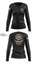 Alcorn County Special Operations 49375736 Women's Long Sleeve V-neck Shirt - 21