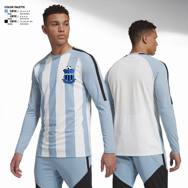 Long Sleeve Performance Shirt, Vikings FC, Men's Soccer, Teamtime, Team time, sublimation, custom sports apparel, team uniforms, spirit wear, spiritwear, sports uniforms, custom shirts, team store, custom team store, fundraiser sports, apparel fundraiser