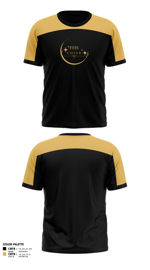 Short Sleeve Performance Shirt, Fredericktown High School Cheerleading, Cheer, Teamtime, Team time, sublimation, custom sports apparel, team uniforms, spirit wear, spiritwear, sports uniforms, custom shirts, team store, custom team store, fundraiser sports, apparel fundraiser
