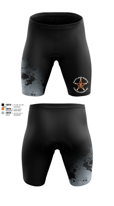 Eastlake North Cross Country 39932009 Men's Compression Shorts - 4